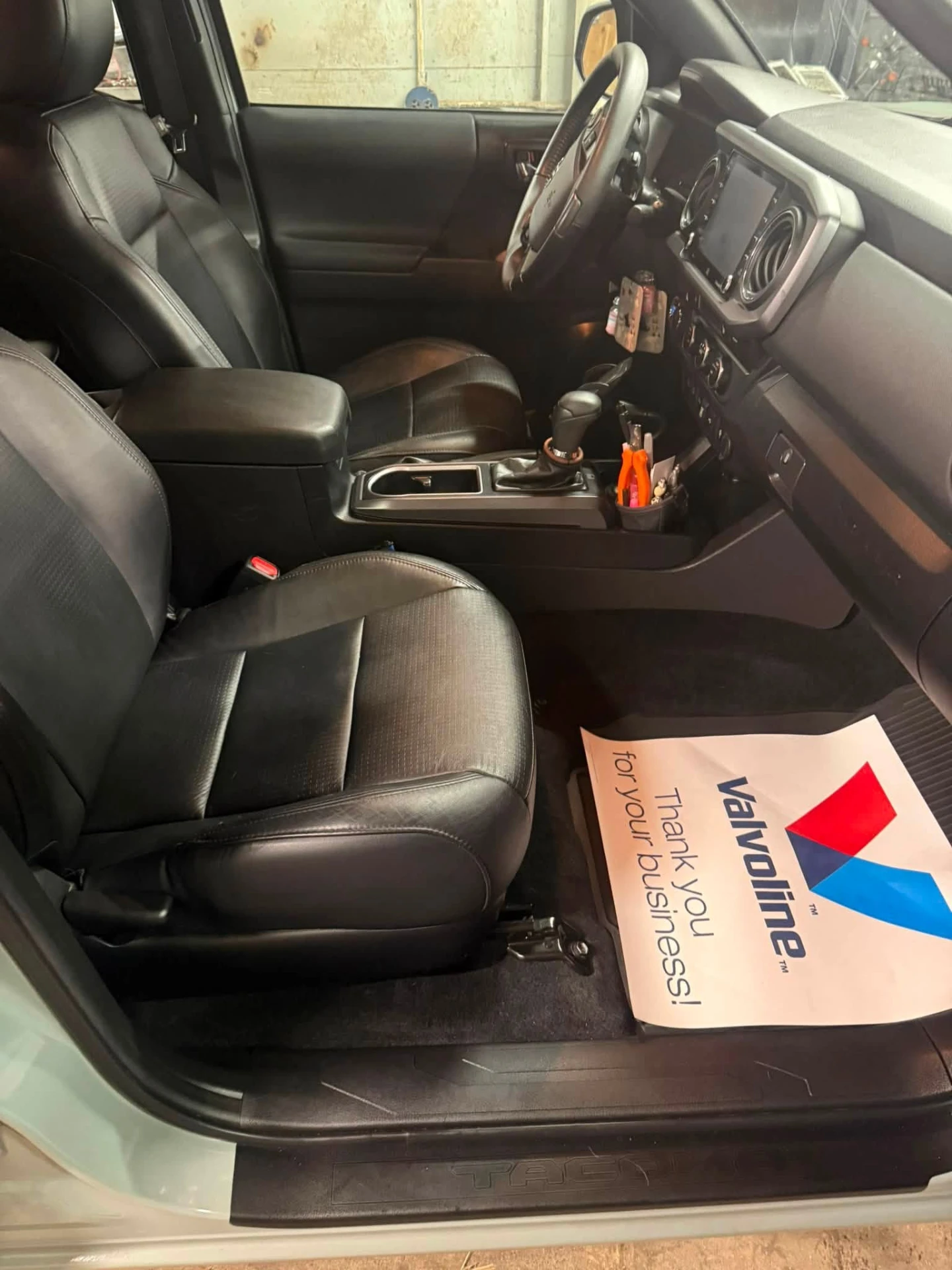 Cleaned truck interior after a Fresh N Clean mobile detail
